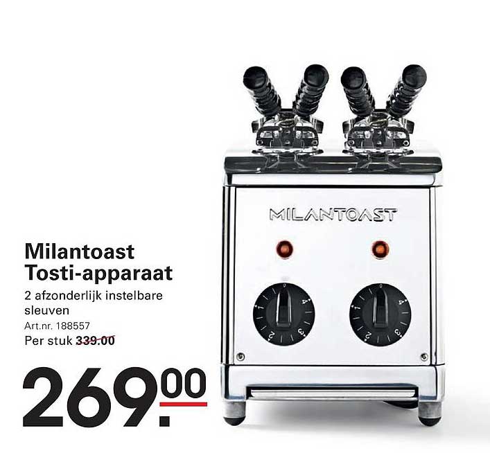 Milantoast Tosti-apparaat