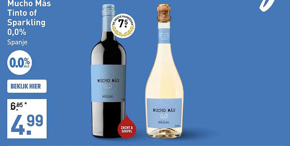 Mucho Más Tinto of Sparkling 0,0% Spanje