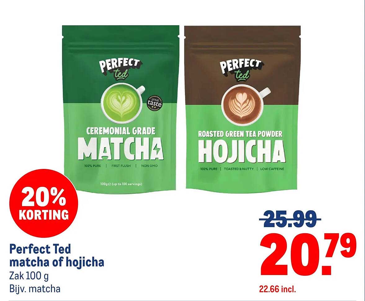 Perfect Ted matcha of hojicha Zak 100 g
