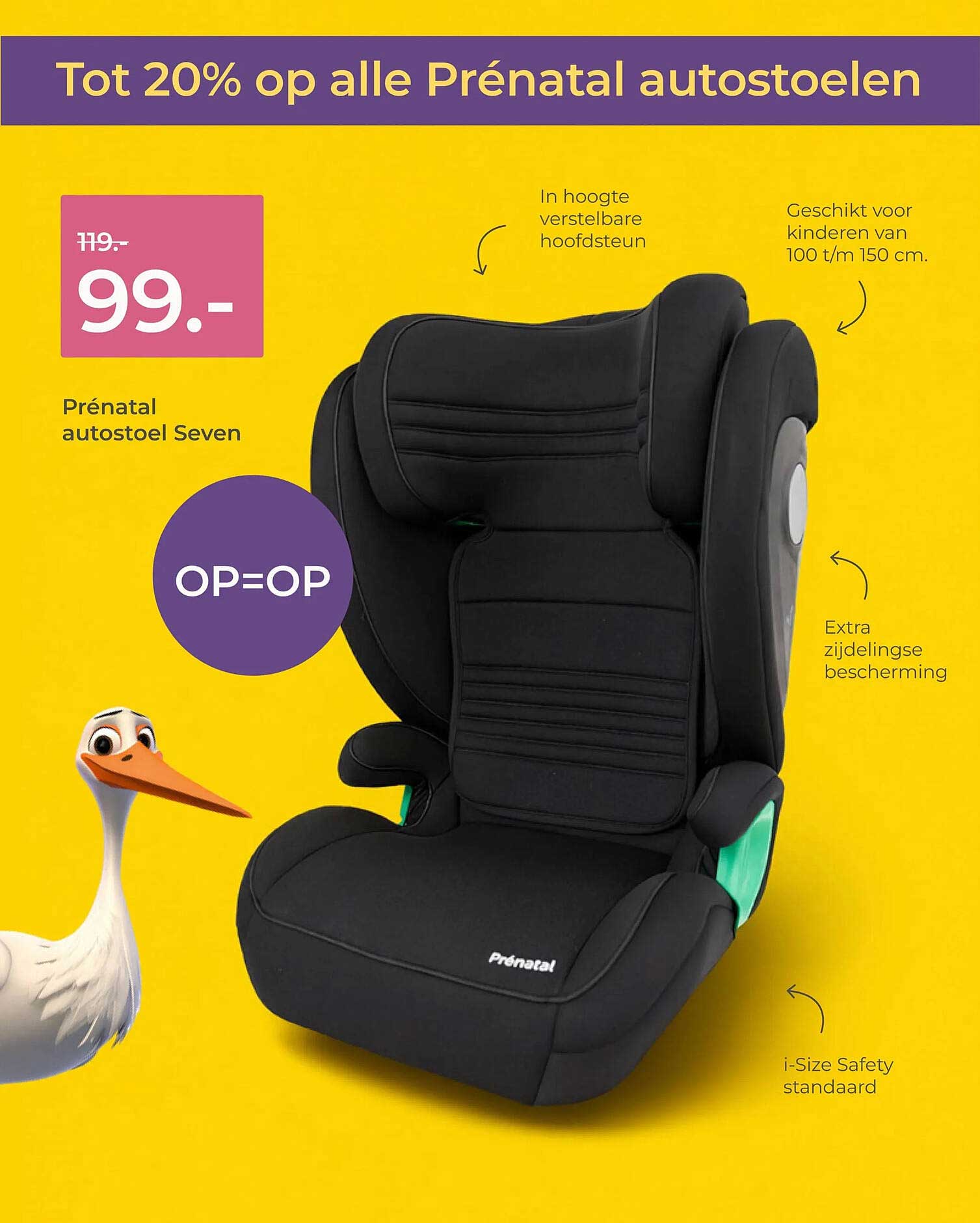 Prénatal autostoel Seven