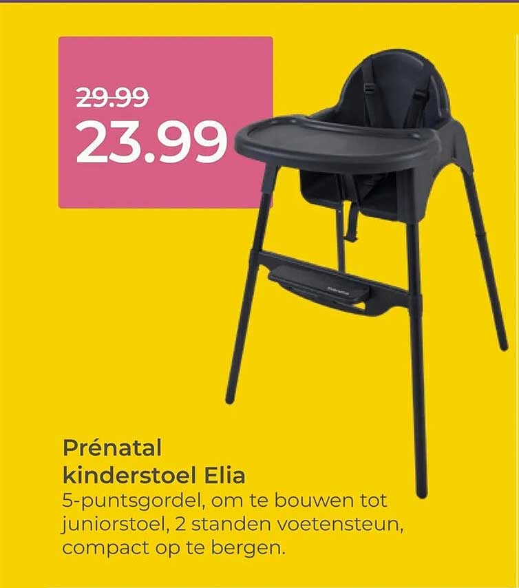 Prénatal kinderstoel Elia