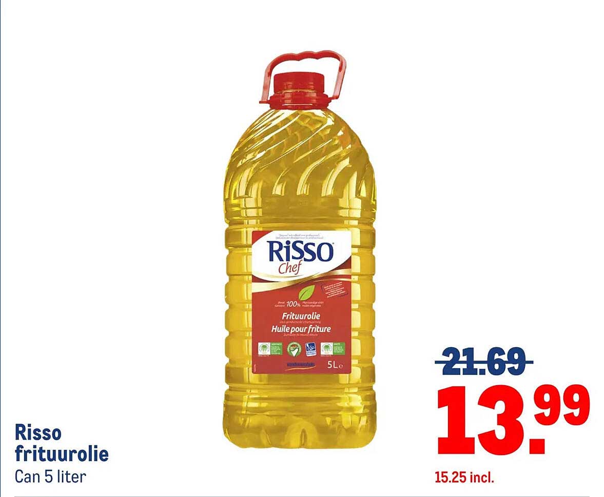 Risso frituurolie Can 5 liter