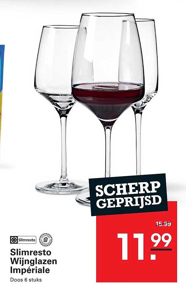 Slimresto Wijnglazen Impériale