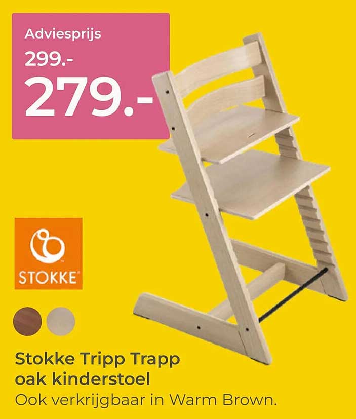 Stokke Tripp Trapp oak kinderstoel