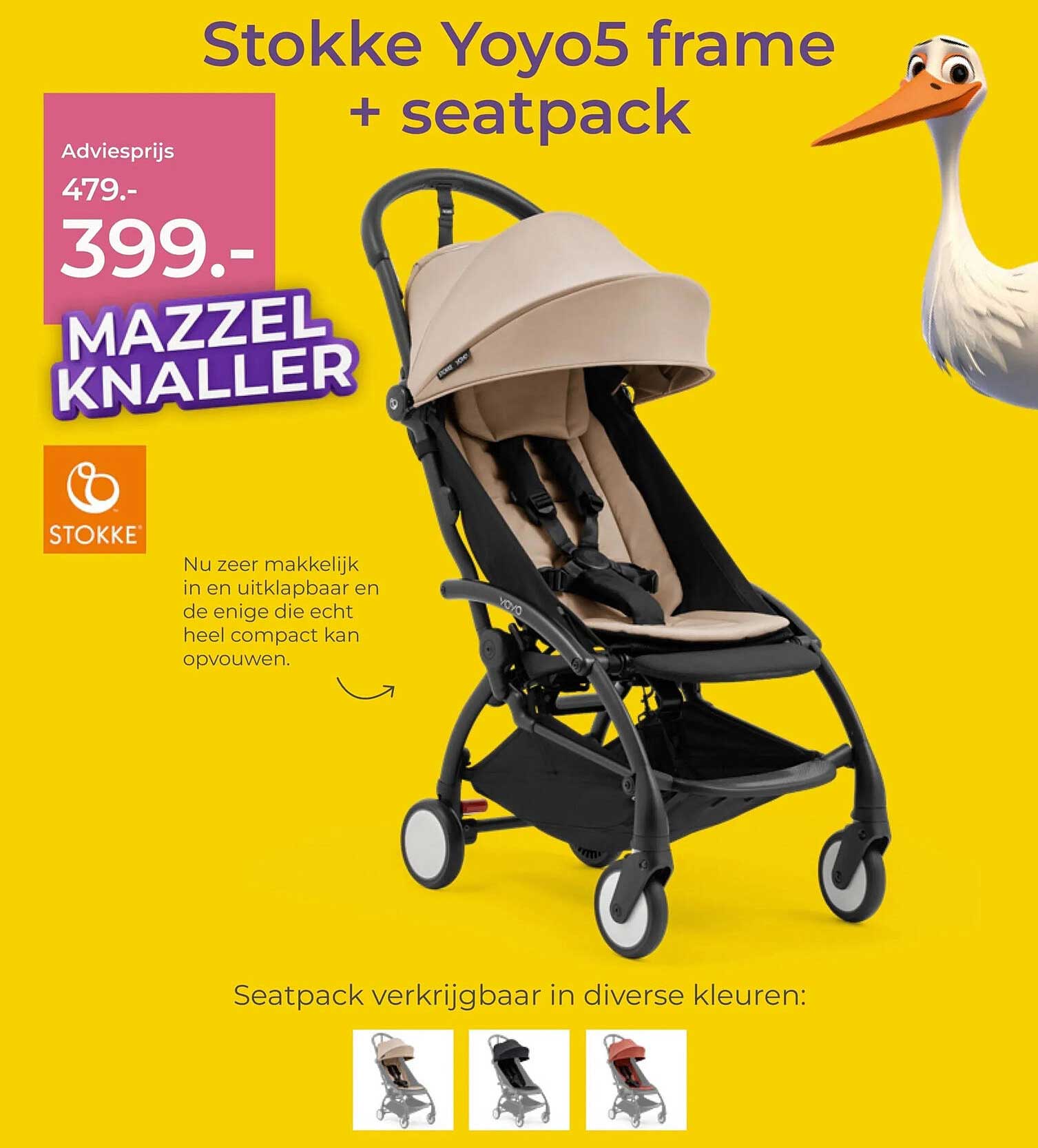Stokke Yoyo5 frame + seatpack