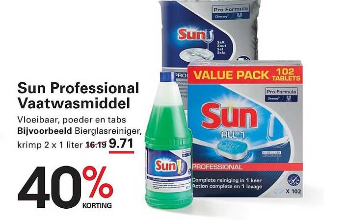 Sun Professional Vaatwasmiddel