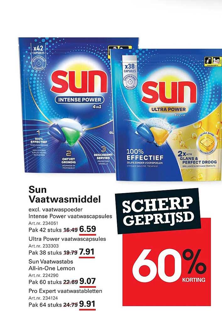 Sun Vaatwasmiddel