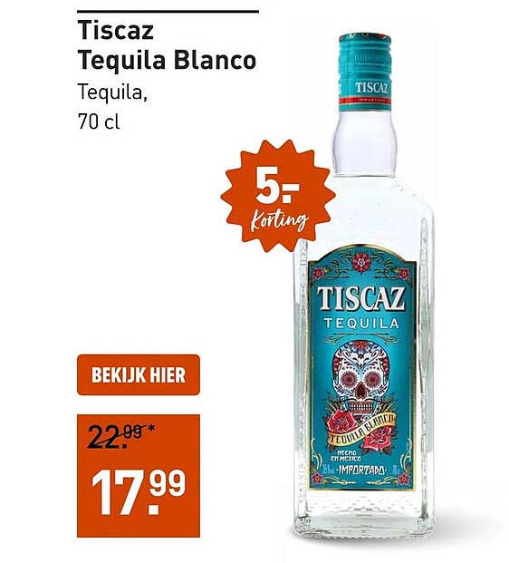 Tiscaz Tequila Blanco