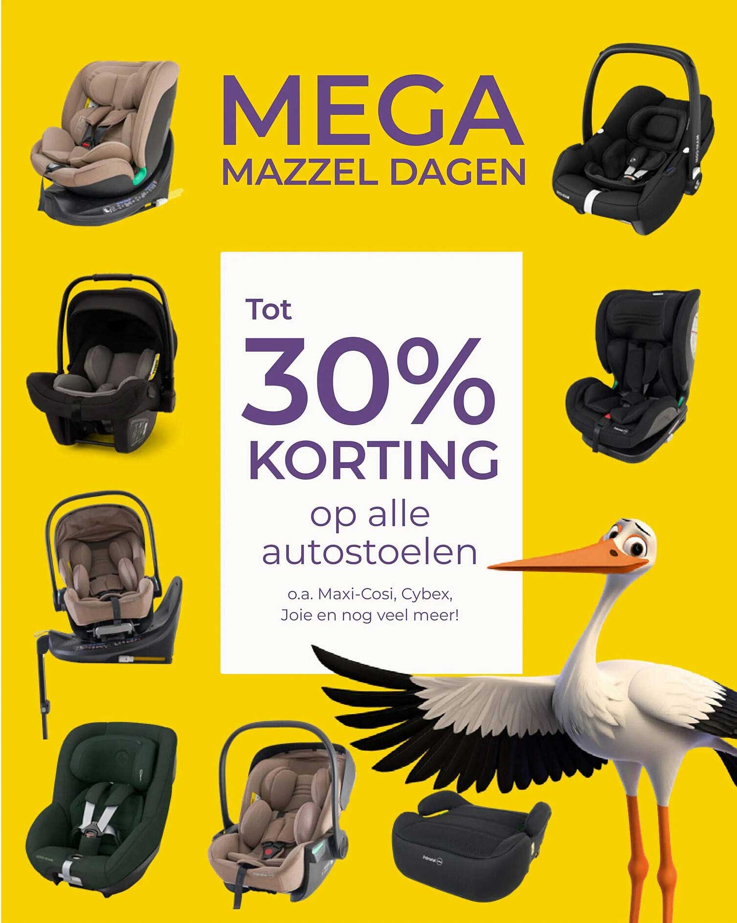 Tot 30% korting op alle autostoelen