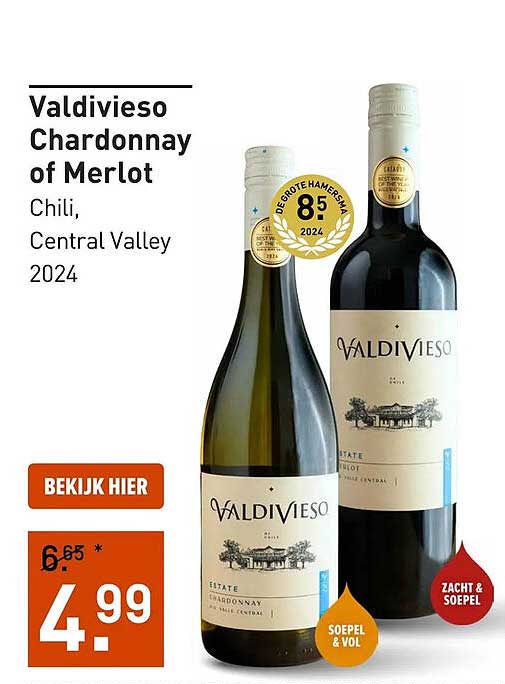 Valdivieso Chardonnay of Merlot