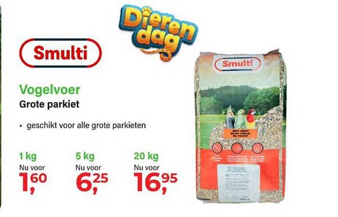Vogelvoer Grote parkiet