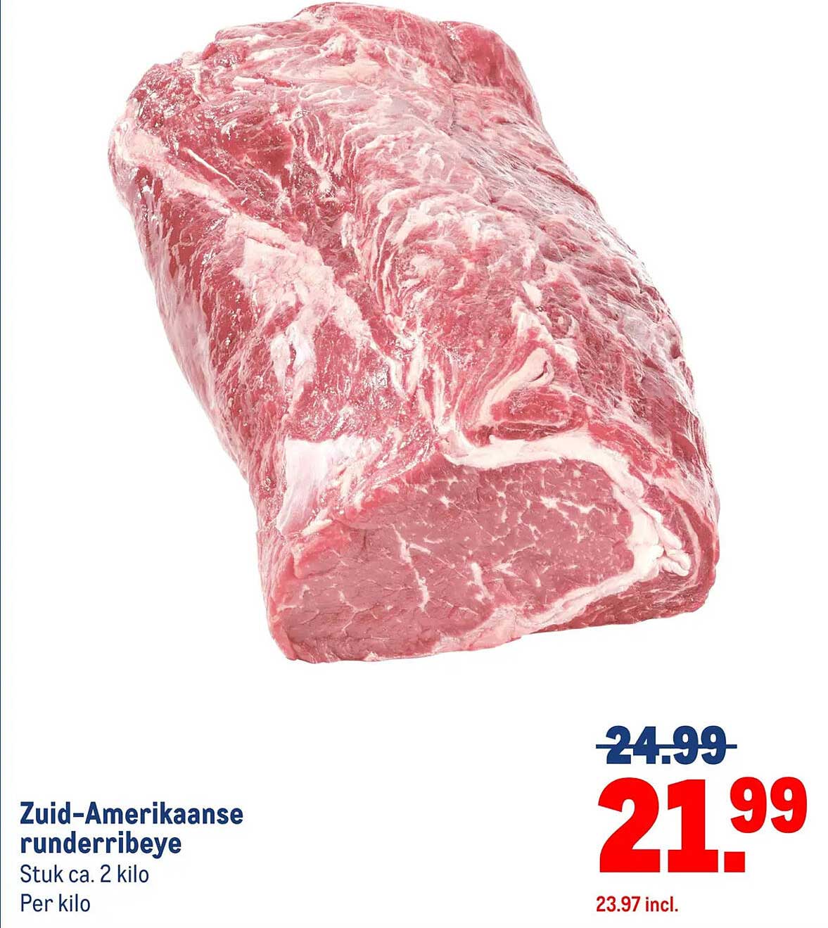 Zuid-Amerikaanse runderribeye