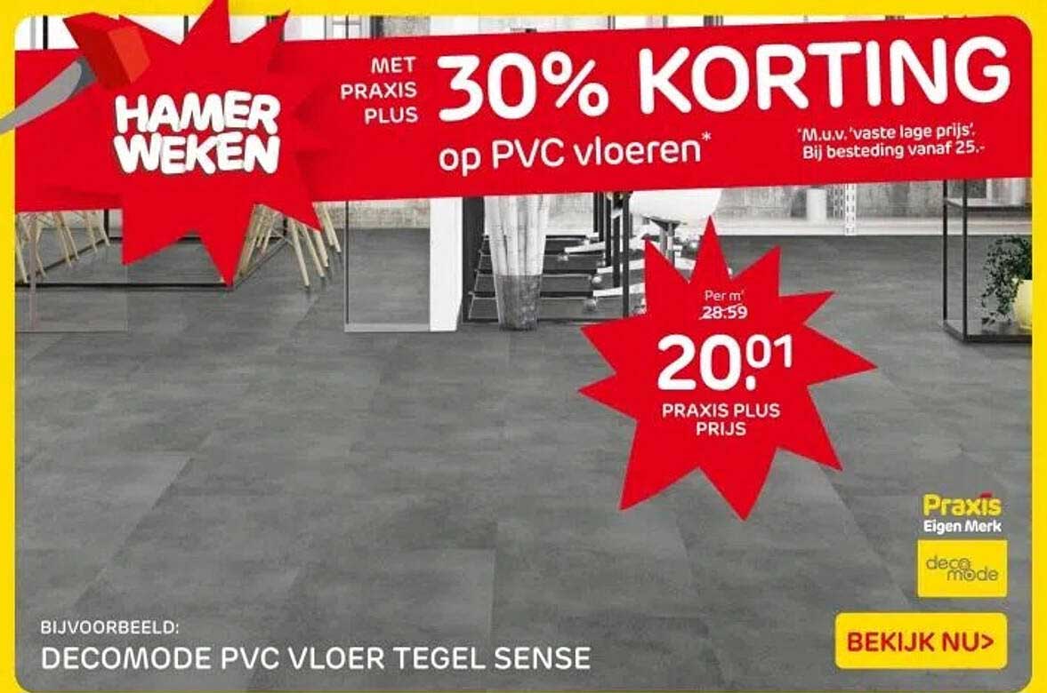 30% KORTING op PVC vloeren