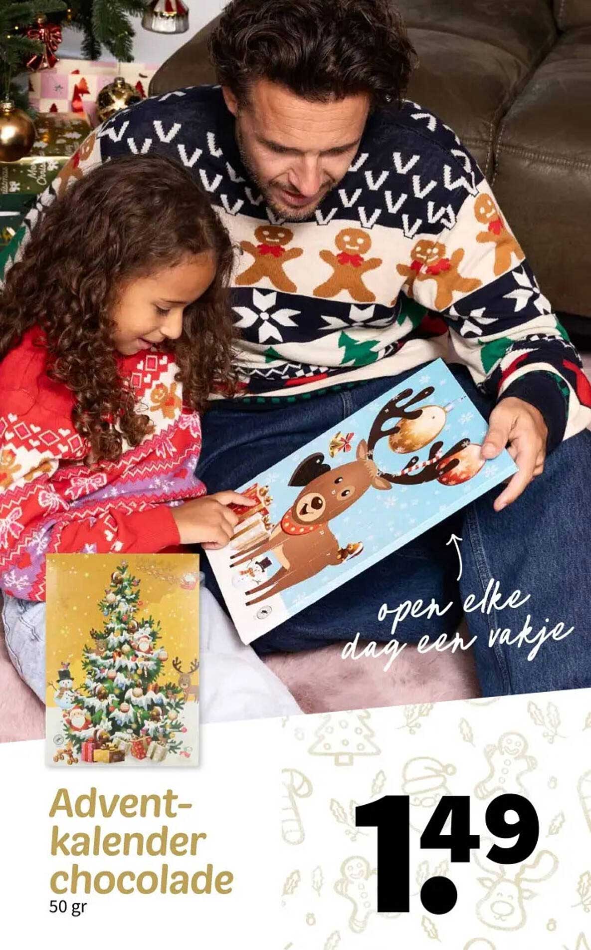 Adventkalender chocolade