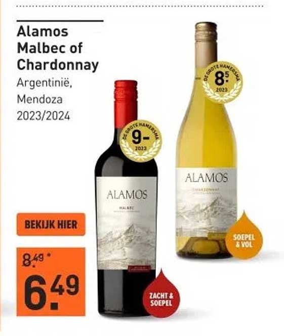 Alamos Malbec of Chardonnay