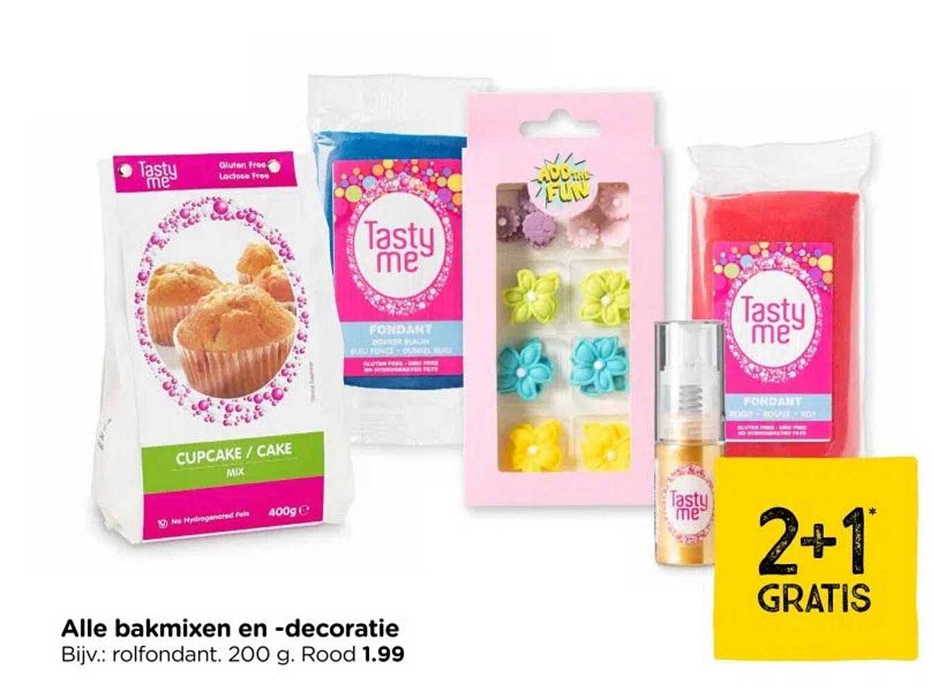 Alle bakmixen en -decoratie