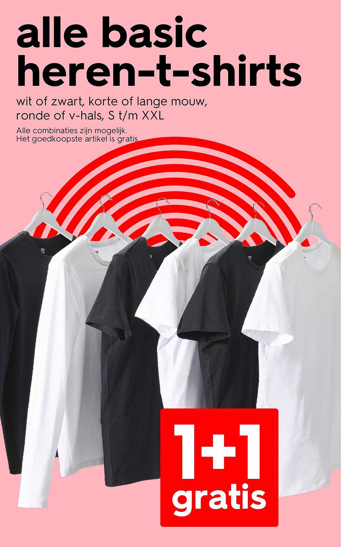 alle basic heren-t-shirts