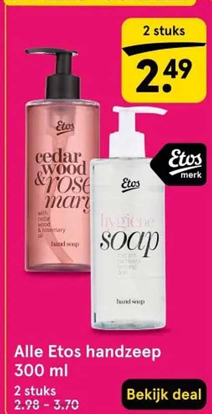 Alle Etos handzeep 300 ml