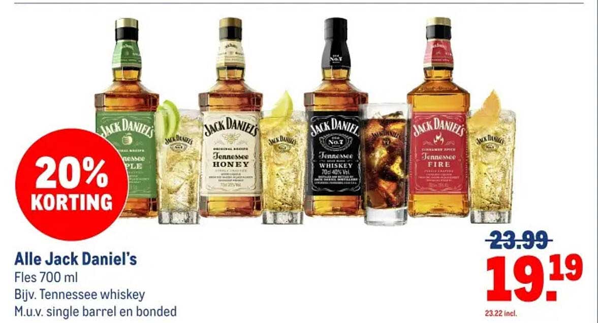 Alle Jack Daniel's