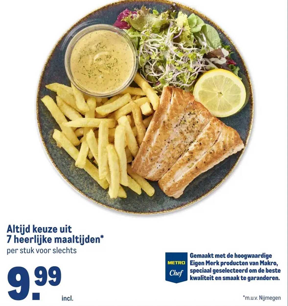 Altijd keuze uit 7 heerlijke maaltijden* per stuk voor slechts