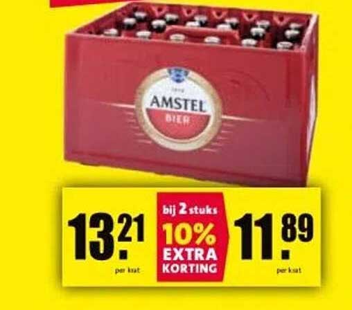 Amstel Bier Kist aanbieding