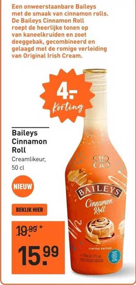 Baileys Cinnamon Roll