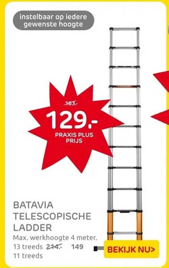BATAVIA TELESCOPISCHE LADDER