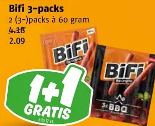 Bifi 3-packs