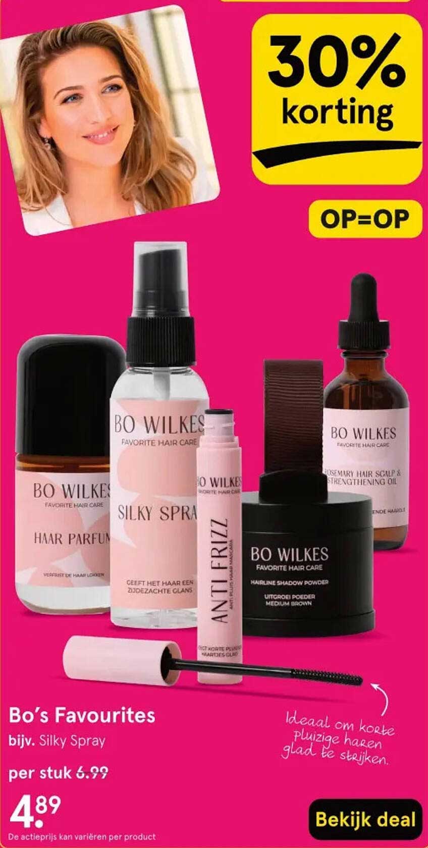 Bo’s Favourites bijv. Silky Spray