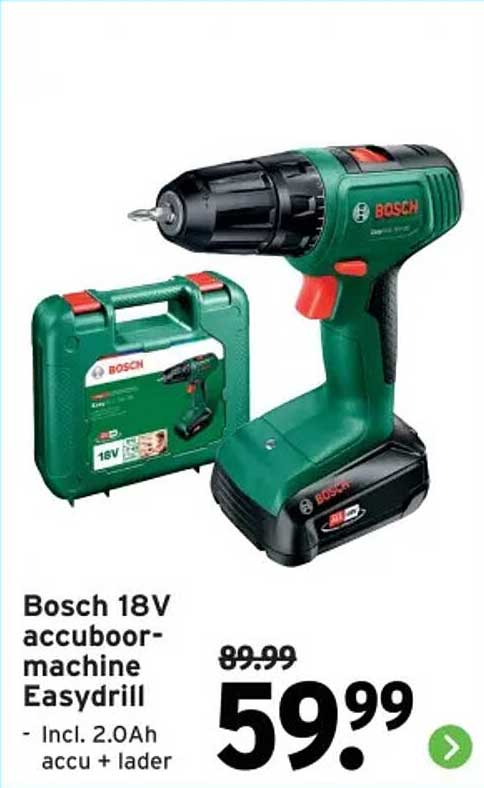 Bosch 18V accuboormachine Easydrill