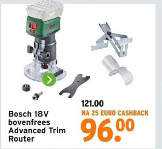 Bosch 18V bovenfrezen Advanced Trim Router