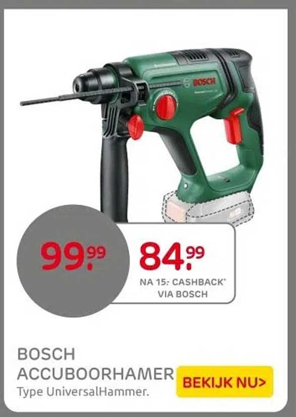 BOSCH ACCUBOORMACHINE Type UniversalHammer