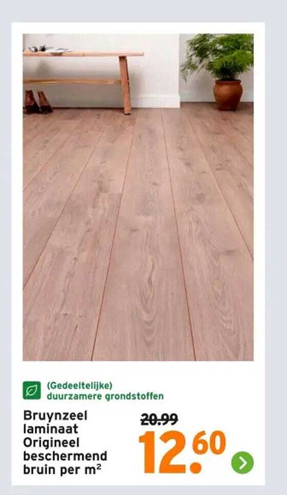 Bruynzeel laminaat Origineel beschermend bruin per m²