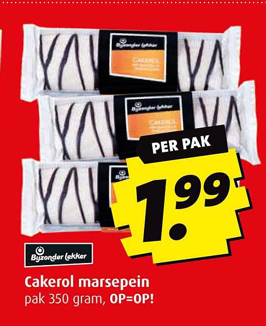 Cakerol marsepein pak 350 gram, OP=OP!