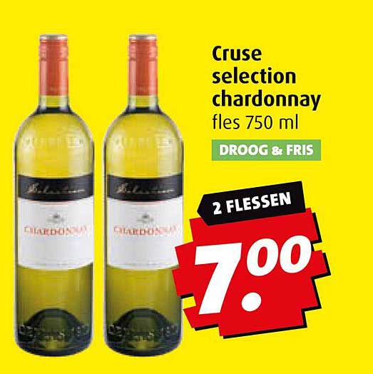 Cruse selection chardonnay fles 750 ml
