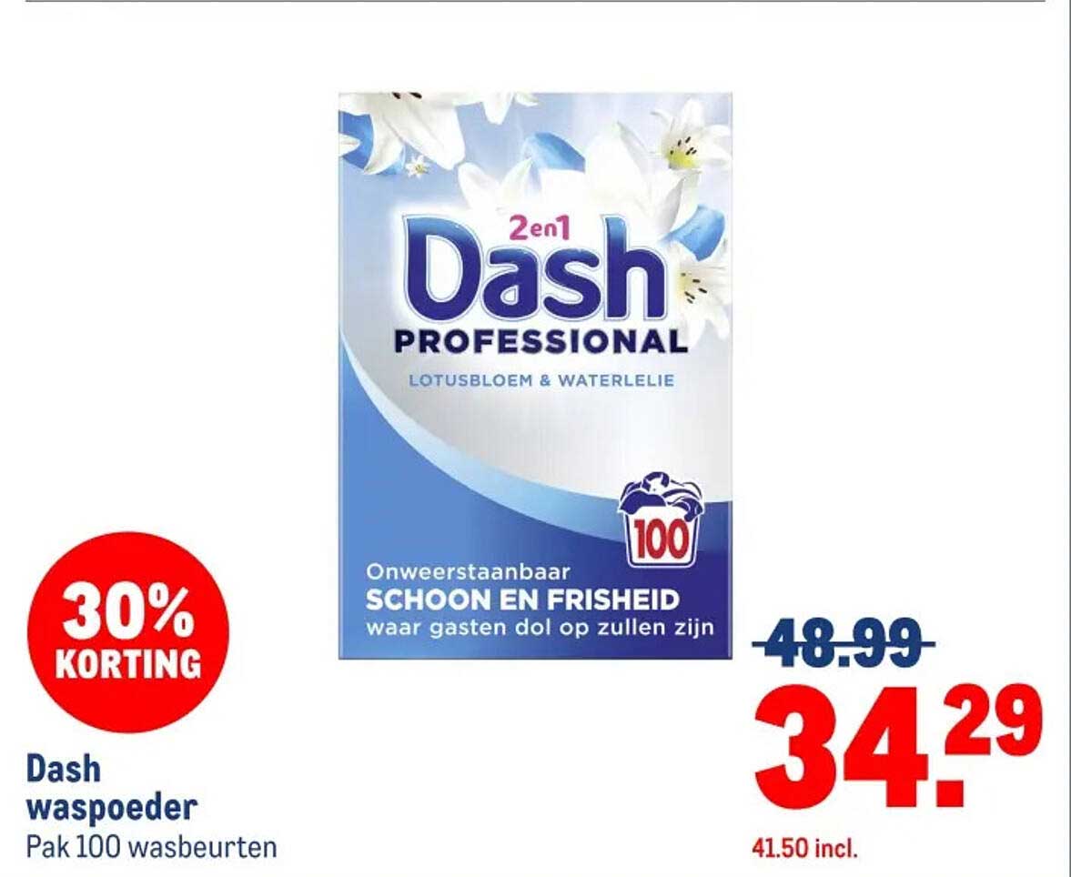 Dash waspoeder