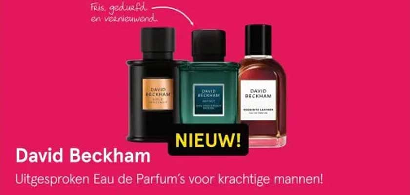 David Beckham Uitgesproken Eau de Parfum’s voor krachtige mannen!