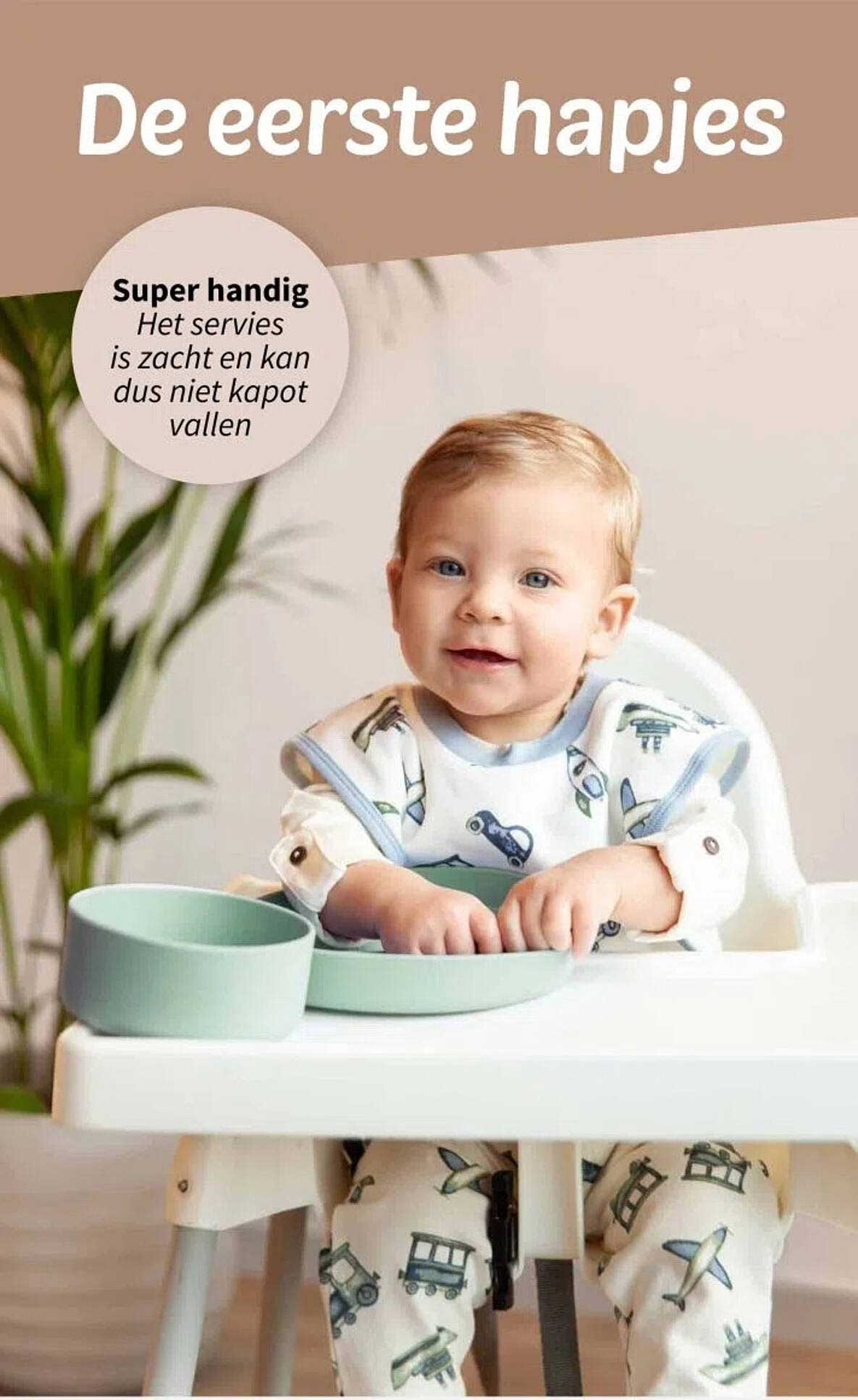 De eerste hapjes
