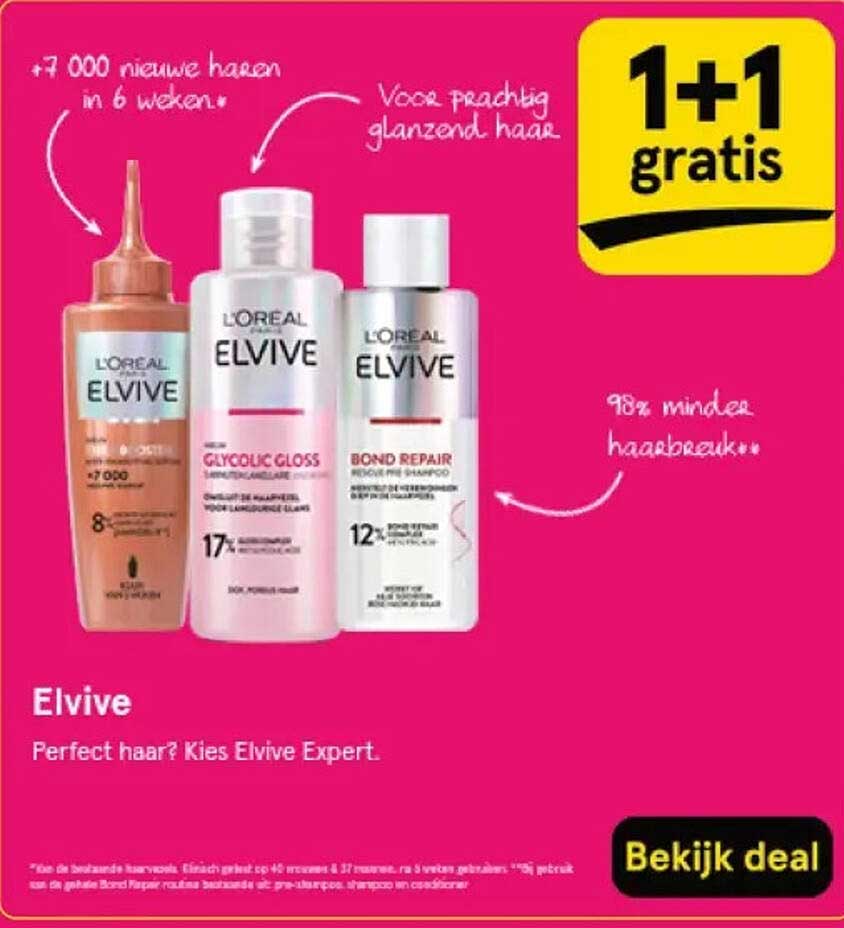 Elvive 1+1 gratis