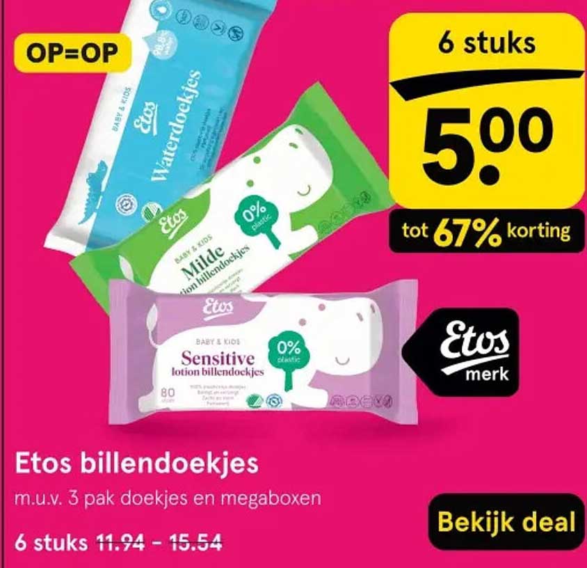 Etos billendoekjes