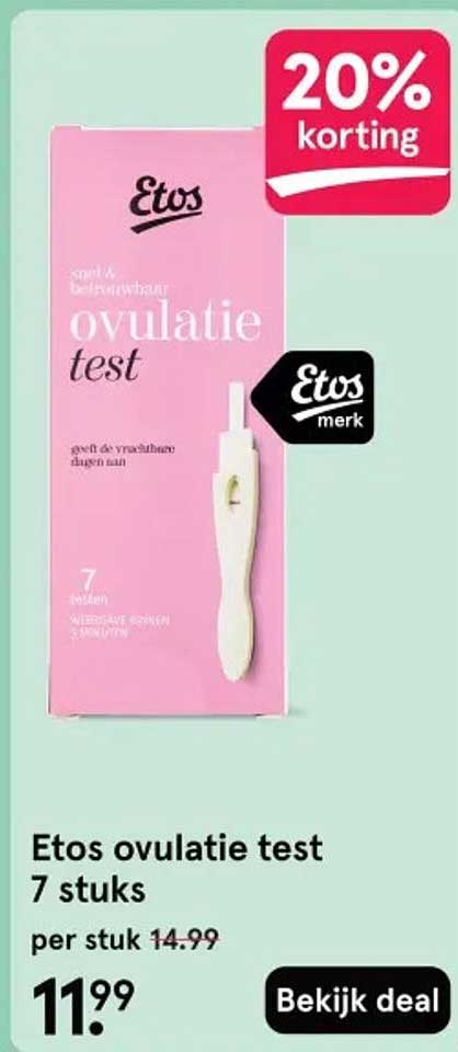 Etos ovulatie test 7 stuks