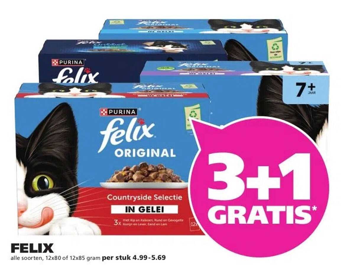 Felix Original 3+1 GRATIS