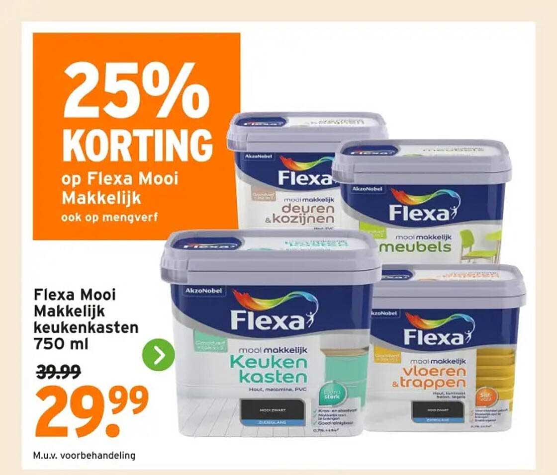 Flexa Mooi Makkelijk keukenkasten 750 ml