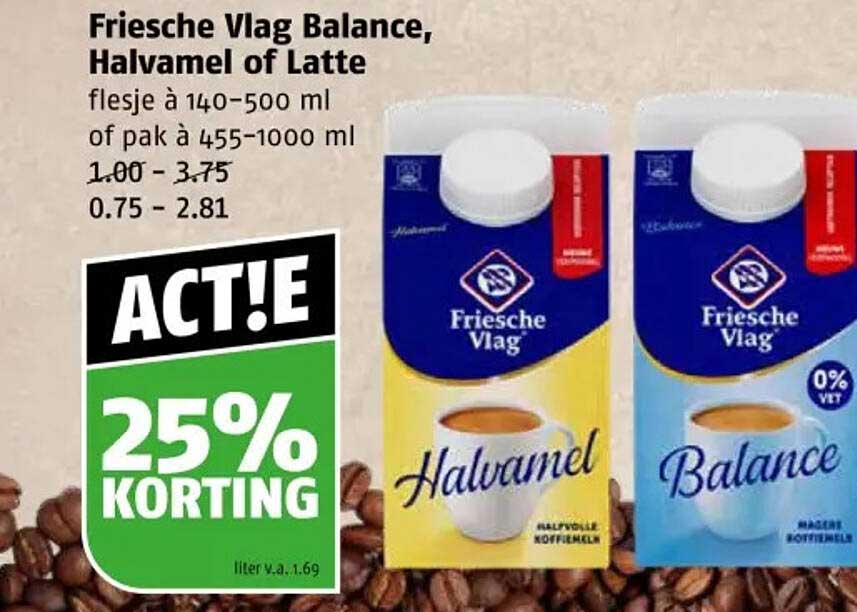 Friesche Vlag Balance, Halvamel of Latte