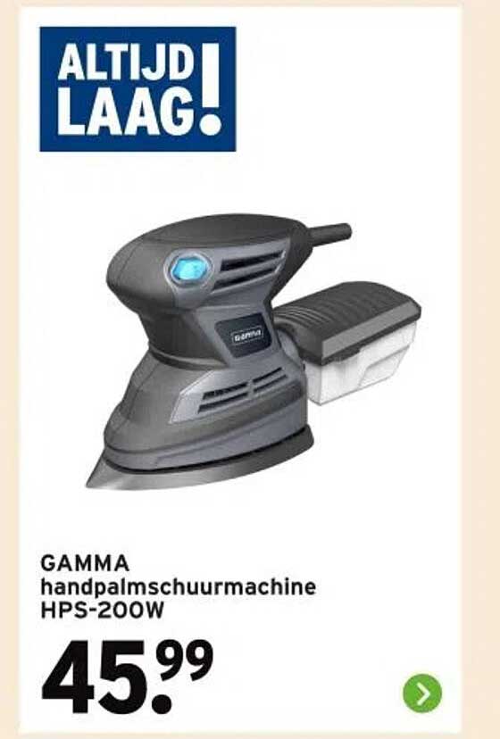 GAMMA handpalmschuurmachine HPS-200W