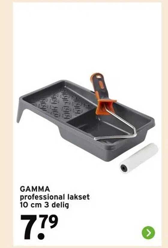 GAMMA professional lakset 10 cm 3 delig