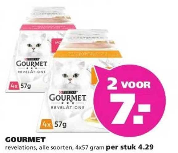 GOURMET revelations, alle soorten, 4x57 gram
