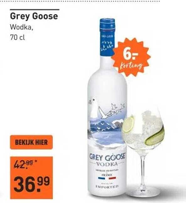 Grey Goose Wodka, 70 cl