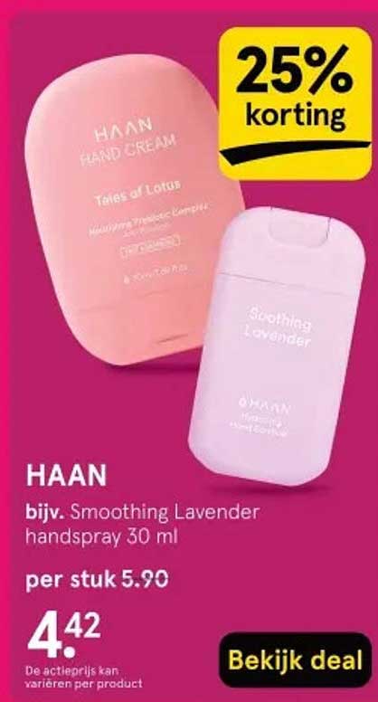 HAAN Smoothing Lavender handspray 30 ml