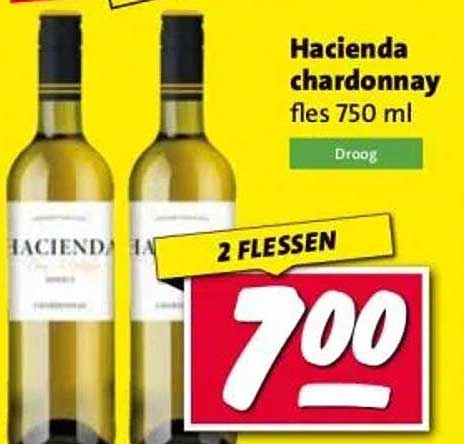Hacienda chardonnay fles 750 ml